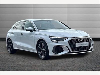 Used Audi A3 S-Line 110 HP (80 kW) 2024 White Hatchback