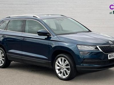 Used Skoda Karoq SE L 115 HP (84 kW) 2018 Blue SUV