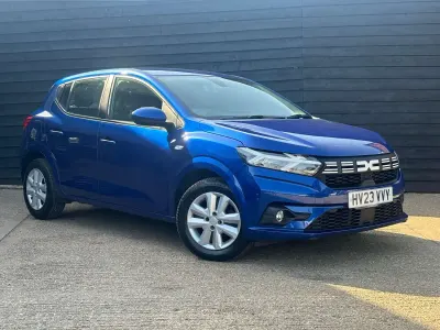 Used Dacia Sandero Expression 91 HP (66 kW) 2023 Blue Hatchback