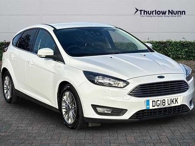 White Used 2018 Ford Focus Zetec Hatchback | £8,499 (Good price)