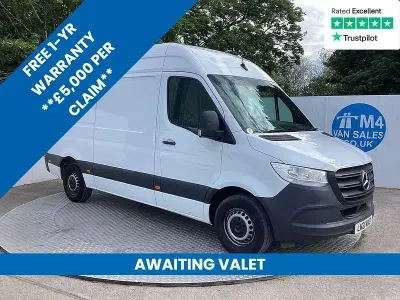 Begagnad Mercedes Sprinter Progressive 2021 Vit Van