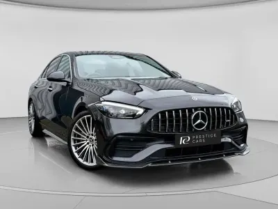 Used Mercedes C200 AMG line 2023 Black Sedan
