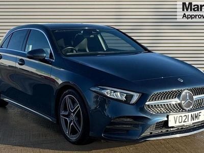 Blue Used 2021 Mercedes A180 AMG line Hatchback | £15,109 (Good price)