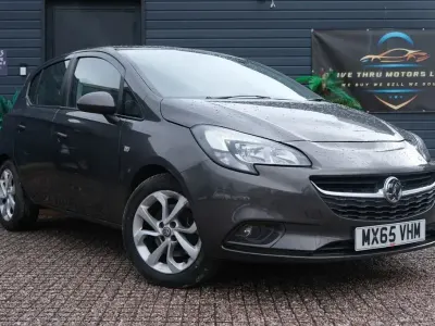 Usado Vauxhall Corsa Excite 115 HP (84 kW) 2015 Cinzento Citadino