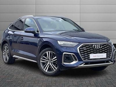 Used Audi Q5 S-Line 204 HP (150 kW) 2022 Navarra blue SUV