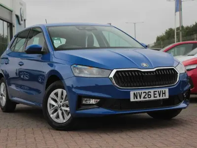 New Skoda Fabia SE 59 HP (43 kW) 2026 Energy blue Hatchback
