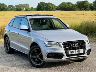Used Audi Q5 S-line plus 190 HP (139 kW) 2015 Silver SUV