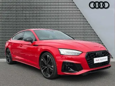 Used Audi A5 Black Edition 147 HP (108 kW) 2023 Red Coupe