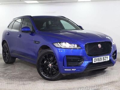 Begagnad Jaguar F-Pace R-Sport 2019 Blå SUV