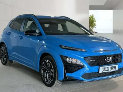 Used Hyundai Kona N Line 120 HP (88 kW) 2021 Blue SUV