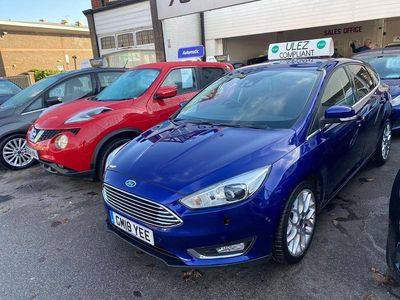 Blue Used 2018 Ford Focus Titanium X Hatchback | £5,695 (Good price)