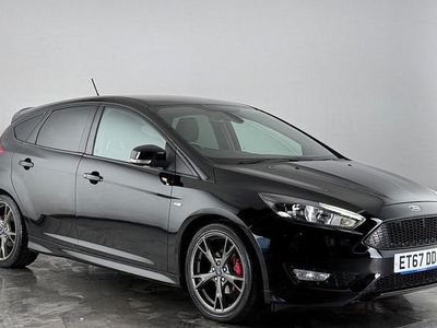 Black Used 2017 Ford Focus ST-Line X Hatchback | £7,650 (Fair price)