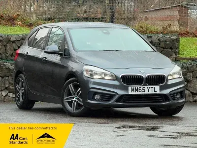 Used BMW 216 Sport Line 116 HP (85 kW) 2015 Mineral grey metallic Estate