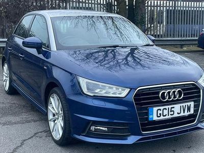 Used Audi A1 Sportback S-Line 2015 Blue Hatchback