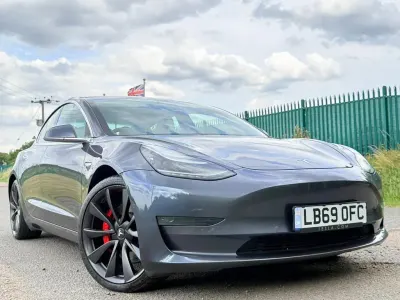 Used Tesla Model 3 Performance 82 kW (112 HP) 2019 Grey Sedan
