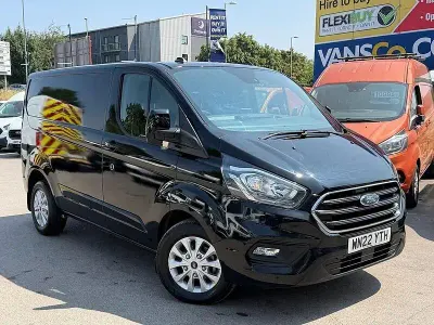 Used Ford Transit Custom Limited 130 HP (95 kW) 2022 Black Van