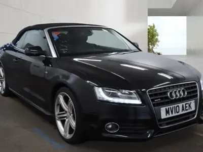 Used Audi A5 Cabriolet S-Line 2010 Black Cabriolet