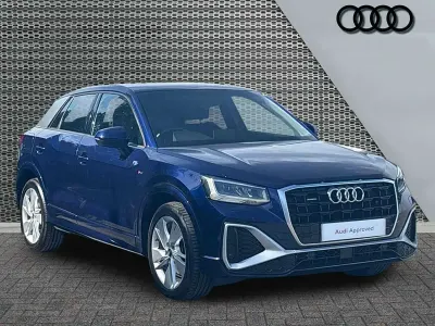 Used Audi Q2 S-Line 150 HP (110 kW) 2021 Blue SUV