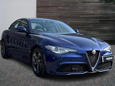 Used Alfa Romeo Giulia Edizione Speciale 177 HP (130 kW) 2017 Blue Sedan