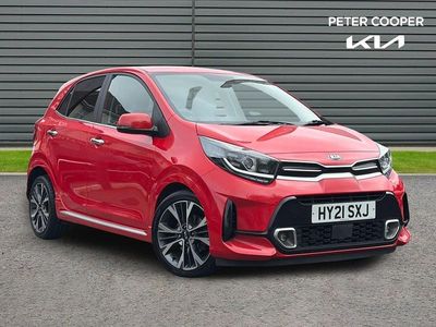 Used Kia Picanto GT-Line S 99 HP (72 kW) 2021 Red Hatchback