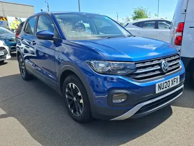 Usado VW T-Cross S 95 CV (69 kW) 2020 Azul SUV