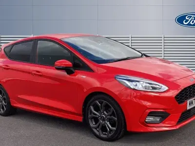 Used Ford Fiesta ST-Line 125 HP (91 kW) 2020 Red Hatchback