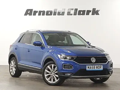 Used VW T-Roc SEL 115 HP (84 kW) 2018 Blue SUV