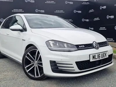 Used VW Golf VII GTD 181 HP (133 kW) 2016 White Hatchback