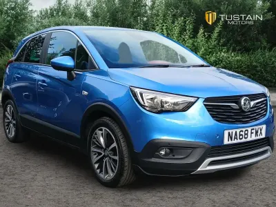 Used Vauxhall Crossland X Elite 83 HP (61 kW) 2018 Blue SUV