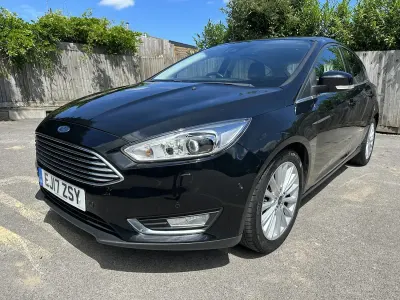 Used Ford Focus Titanium X 125 HP (91 kW) 2017 Black Hatchback