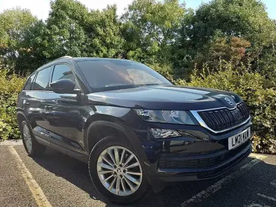 Used Skoda Kodiaq SE 110 HP (80 kW) 2021 Black magic pearl effect SUV
