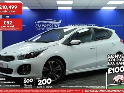 Used Kia Ceed GT-Line 118 HP (86 kW) 2018 White Hatchback