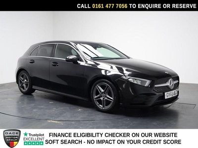Used Mercedes A180 AMG line 116 HP (85 kW) 2019 Black Hatchback
