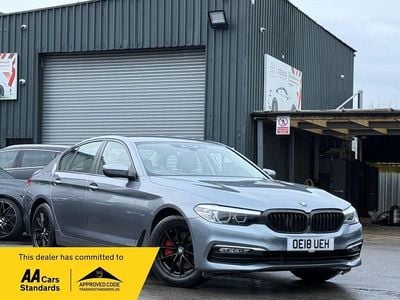 Used BMW 520 Comfort Edition 190 HP (139 kW) 2018 Blue Sedan