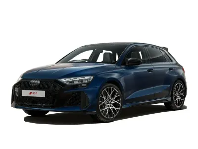New Audi RS3 Comfort 400 HP (294 kW) 2026 Blue Sedan