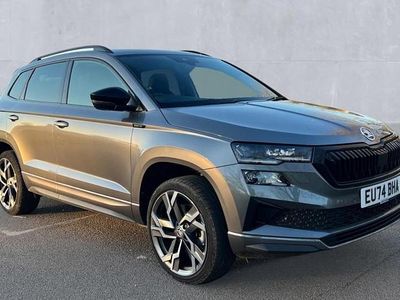 Used Skoda Karoq SportLine 150 HP (110 kW) 2027 Graphite grey SUV