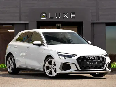 Used Audi A3 S-Line 116 HP (85 kW) 2021 White Sedan