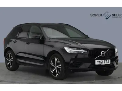 Begagnad Volvo XC60 R-Design 340 HK (250 kW) 2021 Svart SUV