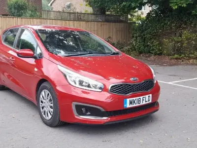 Used Kia Ceed 136 HP (100 kW) 2018 Red Hatchback