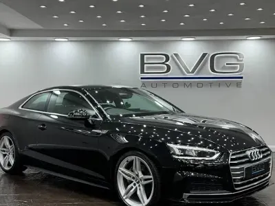 Używany Audi A5 S-Line 190 KM (139 kW) 2019 Czarny Coupe