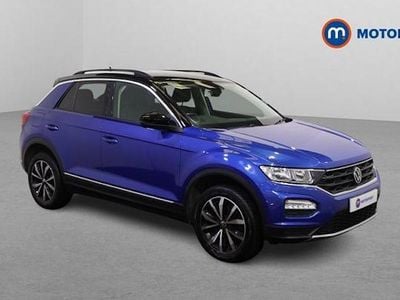 Used VW T-Roc Design 150 HP (110 kW) 2020 Blue SUV