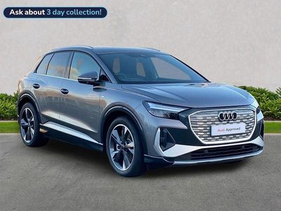 Grey Used 2024 Audi Q4 e-tron Black Edition SUV | £38,447 (Fair price)