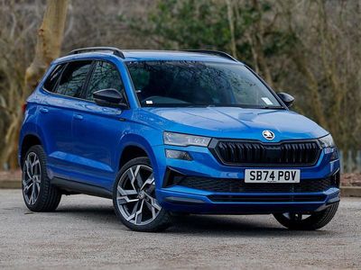 Used Skoda Karoq SportLine 150 HP (110 kW) 2024 Blue SUV