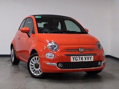 Used Fiat 500C 70 HP (51 kW) 2024 Orange Cabriolet