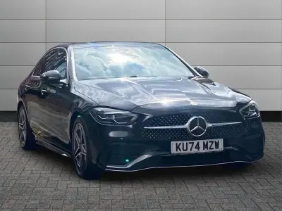 Used Mercedes C200 AMG line 204 HP (150 kW) 2025 Black Sedan