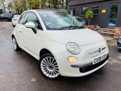 Usado Fiat 500C Lounge 69 HP (50 kW) 2009 Branco Cabrios