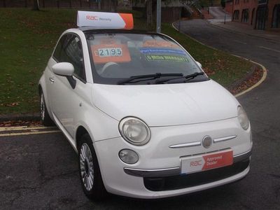 Used Fiat 500 Lounge 99 HP (72 kW) 2008 White Hatchback