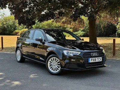 Used Audi A3 Premium 2018 Black Sedan