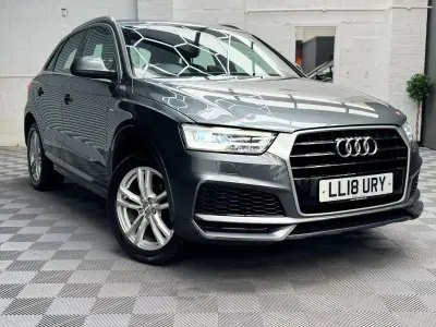 Used Audi Q3 S-Line 150 HP (110 kW) 2018 Grey SUV