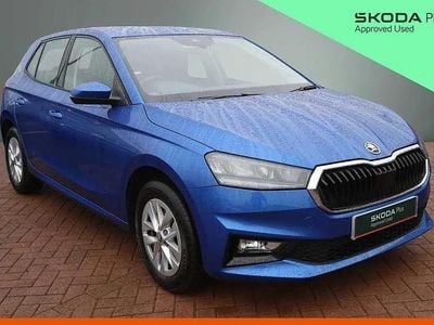 Used Skoda Fabia Comfort 113 HP (83 kW) 2024 Race blue metallic Hatchback
